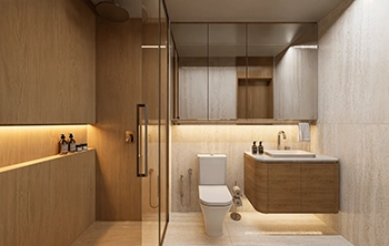 DT ARQUITERURA - 54m² - BANHEIRO SUÍTE MASTER 