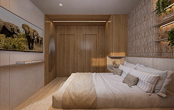 DT ARQUITERURA - 54m² - SUÍTE MASTER