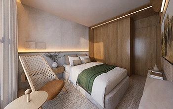 DT ARQUITERURA - 54m² - SUÍTE MASTER