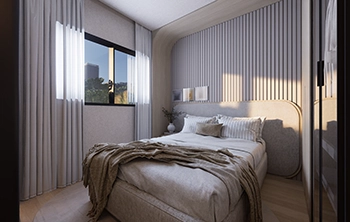 DT ARQUITERURA - 61m² - SUÍTE MASTER