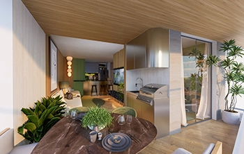 PERLLA - 98m² - LIVING INTEGRADO