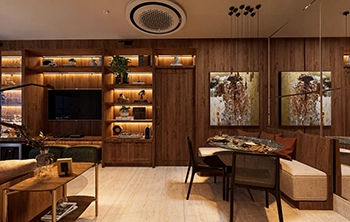 THAÍS DIAS - 63m² - LIVING INTEGRADO