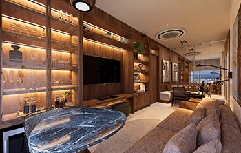 THAÍS DIAS - 63m² - LIVING INTEGRADO