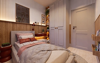 THAÍS DIAS - 63m² - SUÍTE MENINA