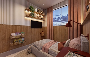 THAÍS DIAS - 63m² - SUÍTE MENINA