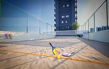 QUADRA DE BEACH SPORTS