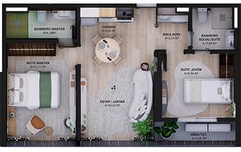 DT ARQUITETURA 54m²